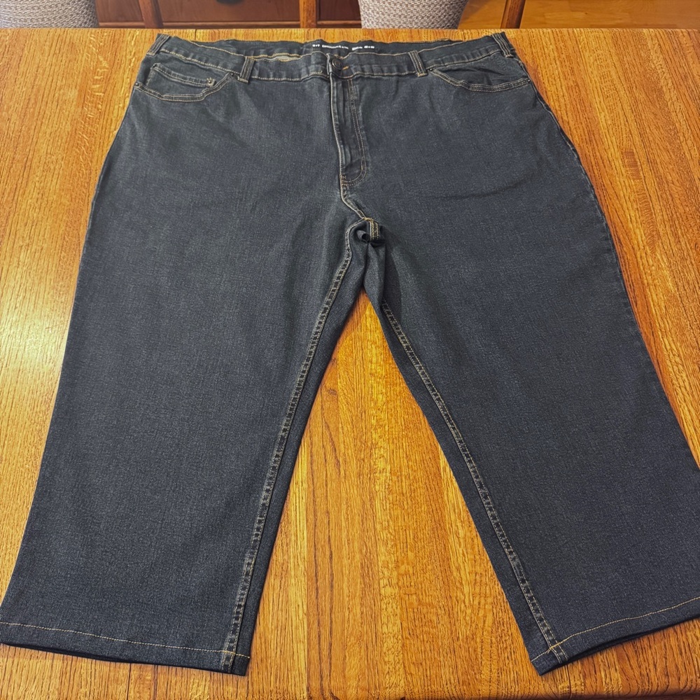 NWOT Men's Big & Tall Essentials denim jeans by DXL, size 48 X 28